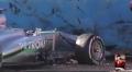 Testy F1 w Jerez 2013 - wypadek Hamiltona