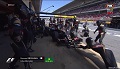 GP Hiszpanii 2015 - wpadka Grosjeana w pit-stopie